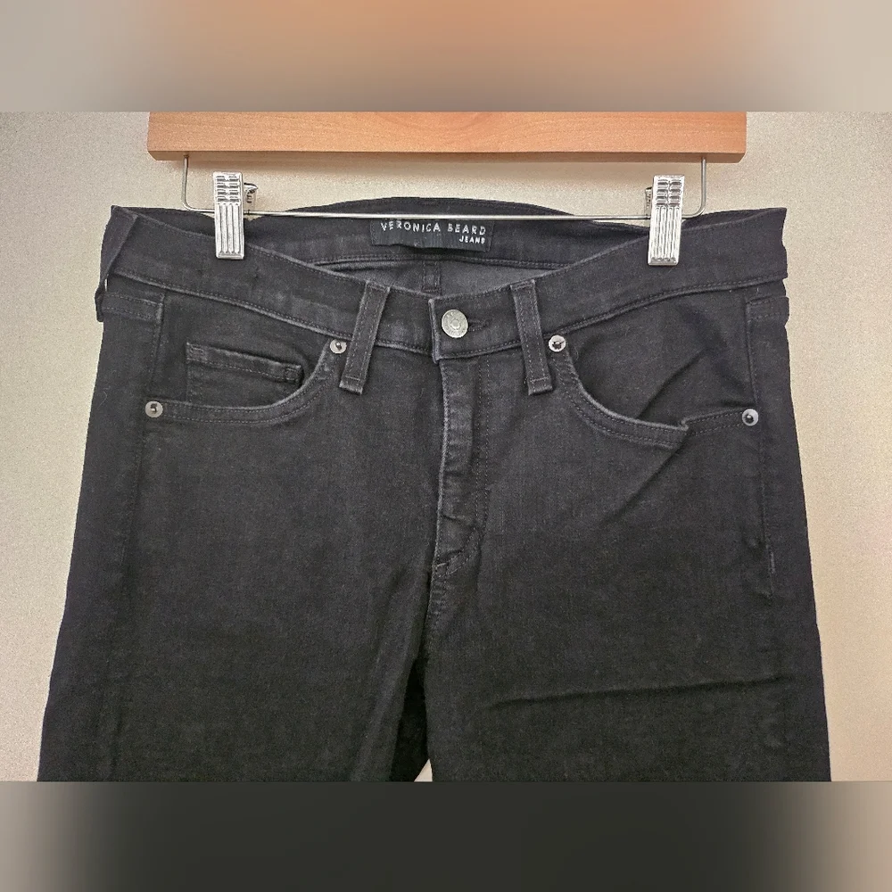 Veronica Beard Brooke 8.5 Black Skinny Jeans - Picture 3 of 10